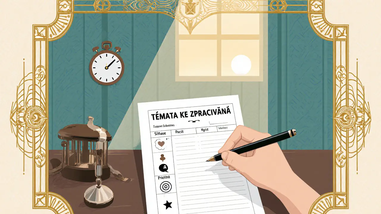 Jak připravit témata na psychoterapeutické sezení: Praktický návod k plánování