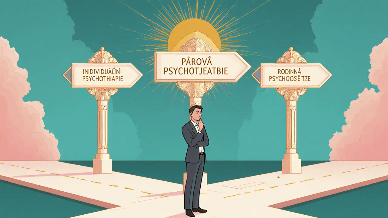 Jak vybrat psychoterapeuta: rozdíly mezi individuální, párovou a rodinnou terapií