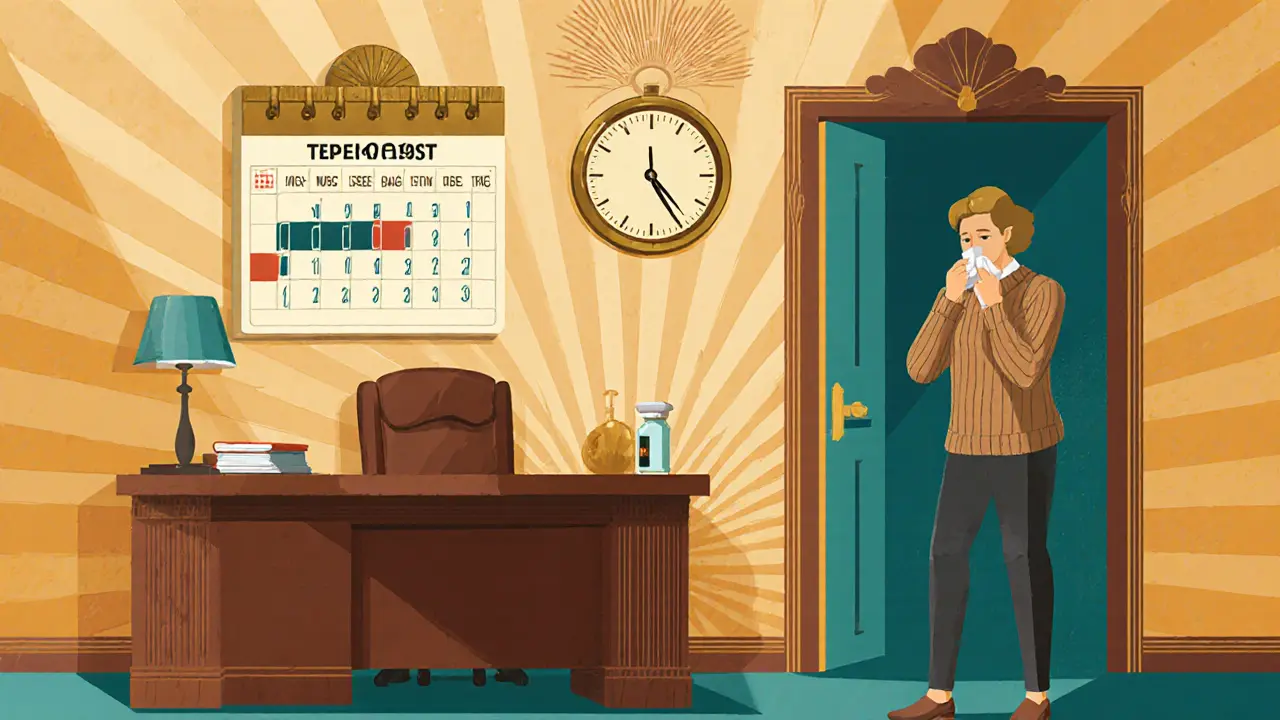 Jak zvládnout storno podmínky v terapii, když nemůžete dorazit na sezení