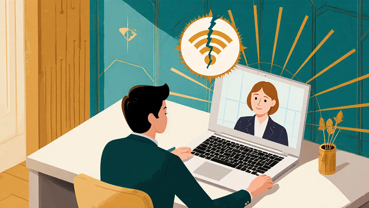 Jak vyřešit výpadek internetu během online terapie - praktické tipy