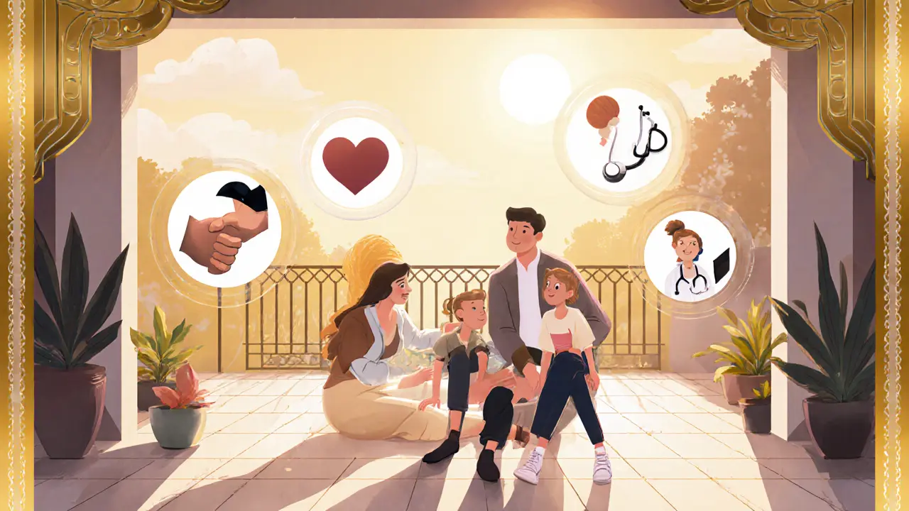 Jak budovat podpůrnou síť: Rodina, přátelé a odborníci