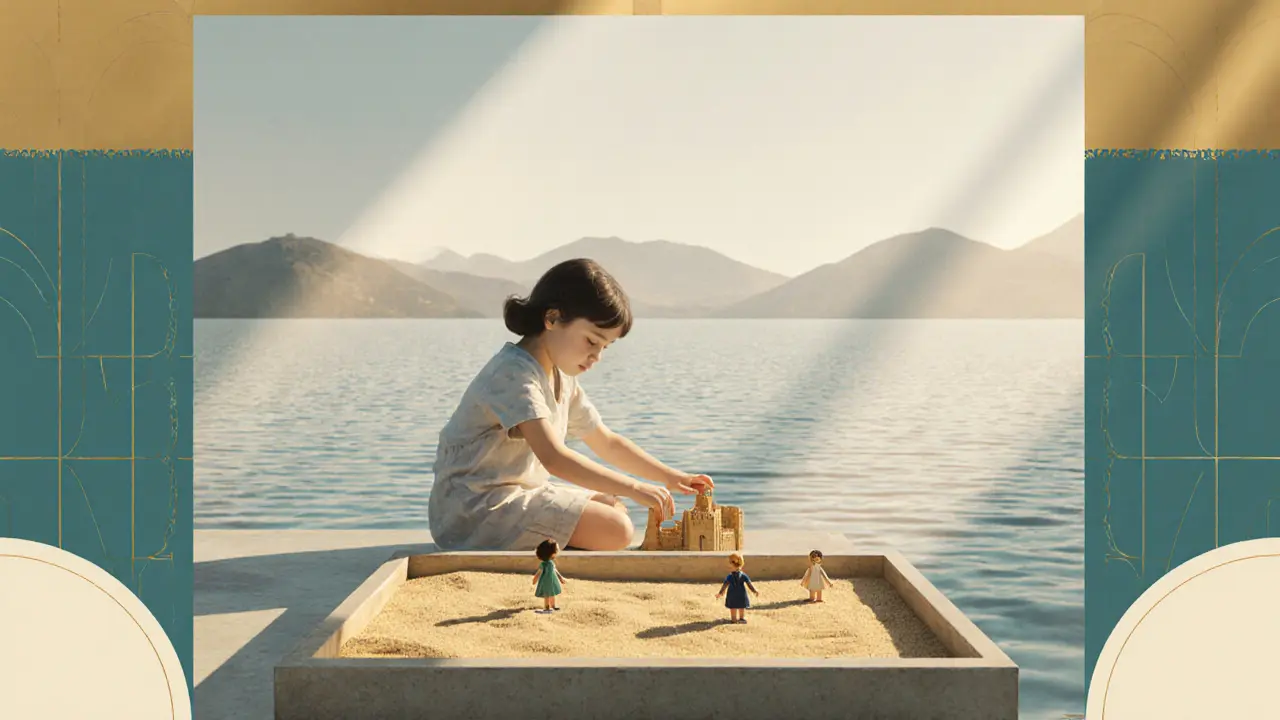 Pískoterapie: Jak práce s pískem pomáhá dětem zpracovávat emoce bez slov