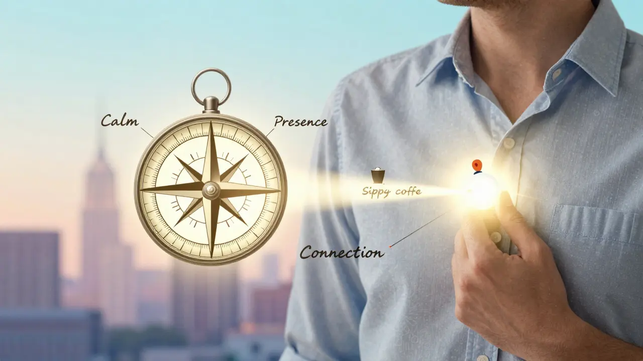 Kompas s hodnotami ukazuje cestu k malým, každodenním krokům změny.