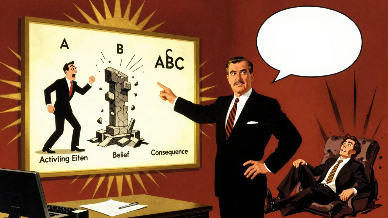 Racionálně-emoční behaviorální terapie (REBT): Ellisův přístup ke změně myšlenek a emocí