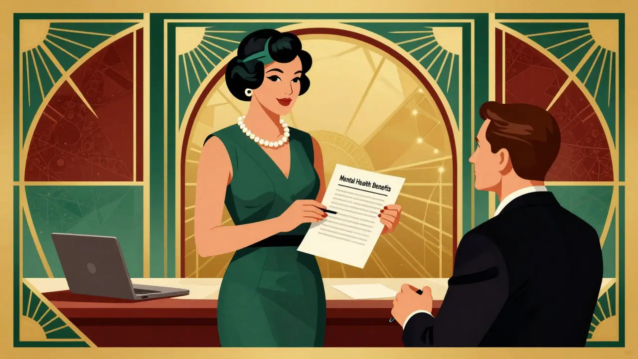 Jednání s HR o benefitech ve stylu Art Deco