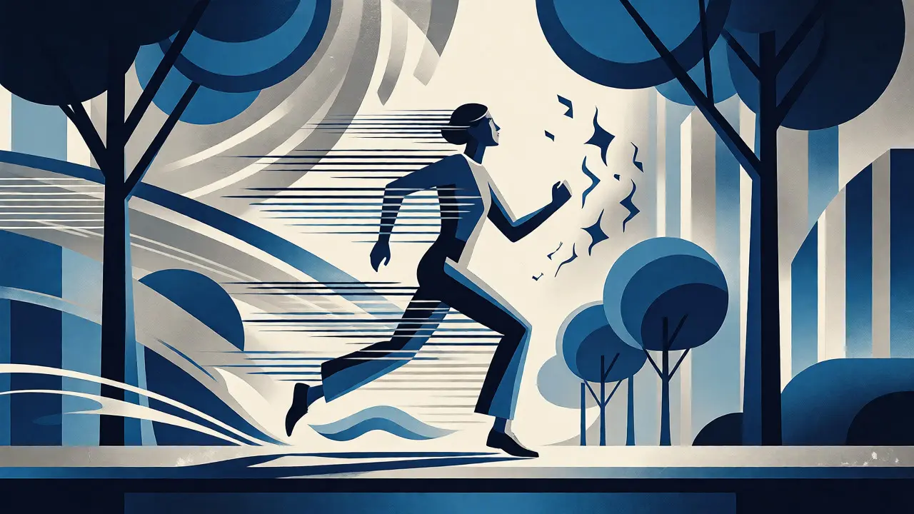 Chůze jako nástroj pro zvládání stresu ve stylu Art Deco