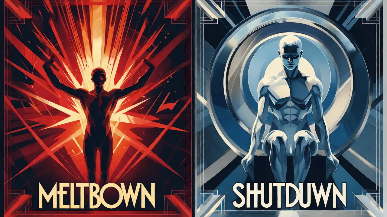 Porovnání aktivního meltdownu a pasivního shutdownu